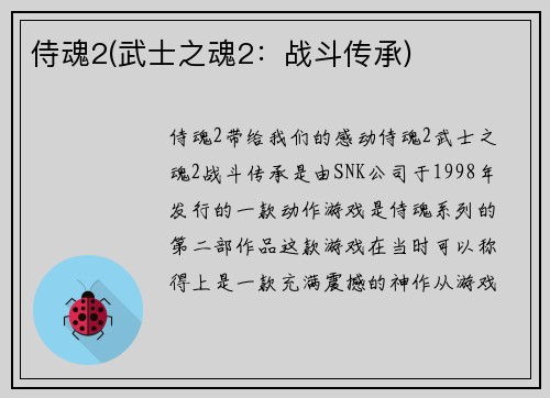 侍魂2(武士之魂2：战斗传承)